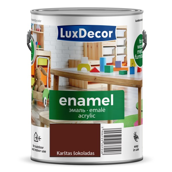 Emalė PRIMACOL 2,5 L blizgi karštas šokoladas