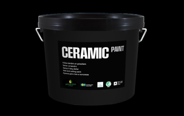 CERAMIC PAINT PREMIUM klasės dažai vandens pagrindu vidaus darbams 0.9 L