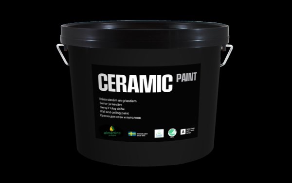 CERAMIC PAINT PREMIUM klasės dažai vandens pagrindu vidaus darbams 9 L