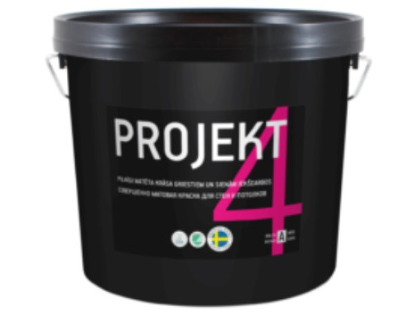 Dažai sienoms ir luboms Projekt 4 A 900 ml