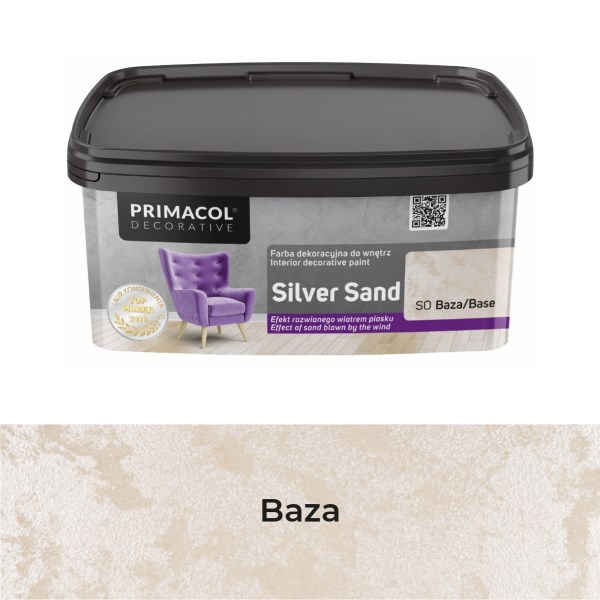 Dažai struktūriniai PRIMACOL DECOR Silver Sand 1L (bazė)S0