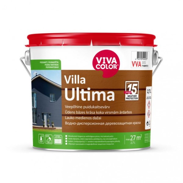 Dažai medienai pusiau matiniai Vivacolor Villa Ultima VVA 2,7 l