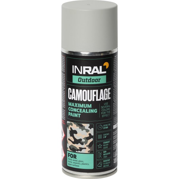 Dažai INRAL CAMOUFLAGE RAL7038 matiniai 400 ml