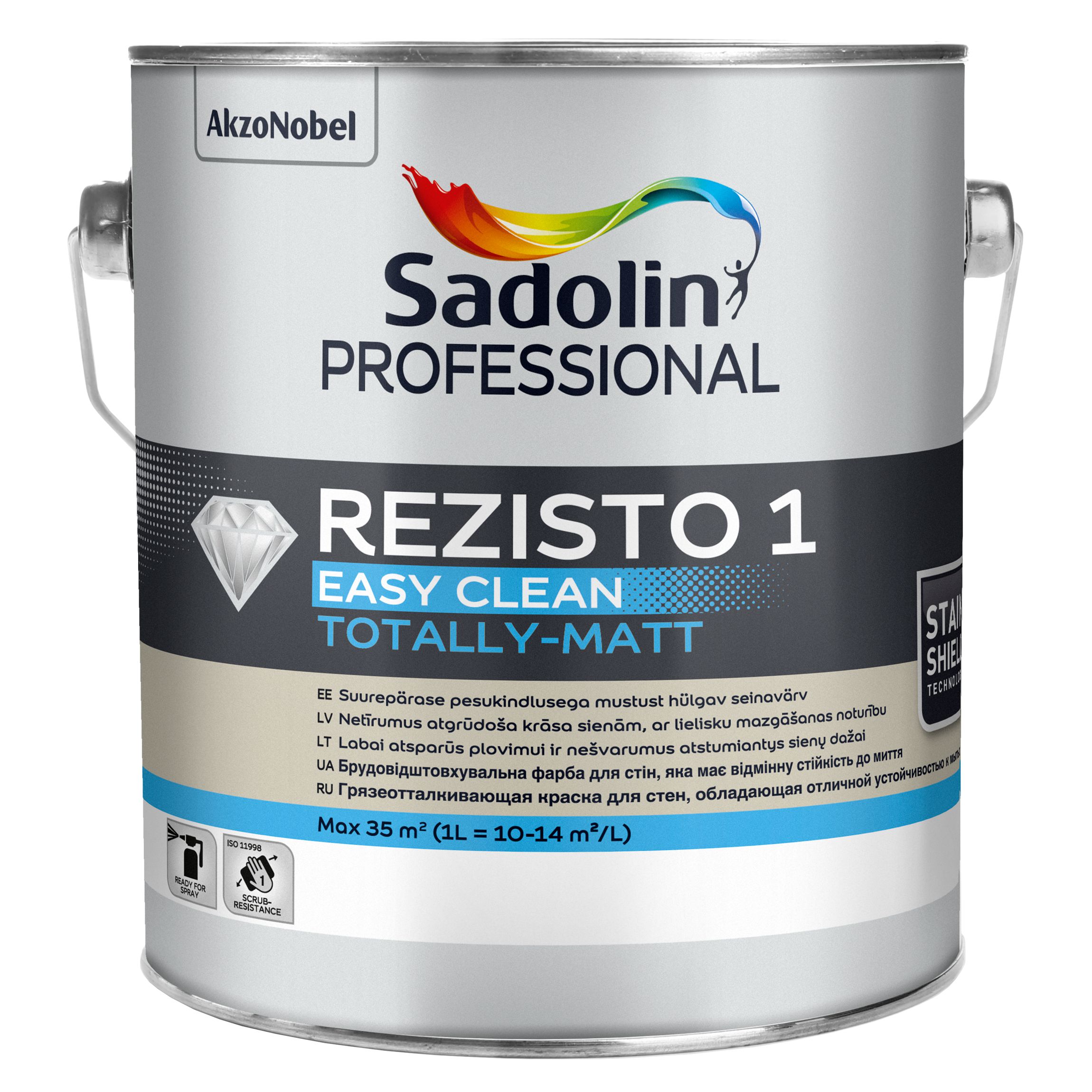 Dažai Sadolin Professional REZISTO 1,  BC (tonuojami), 2.33l