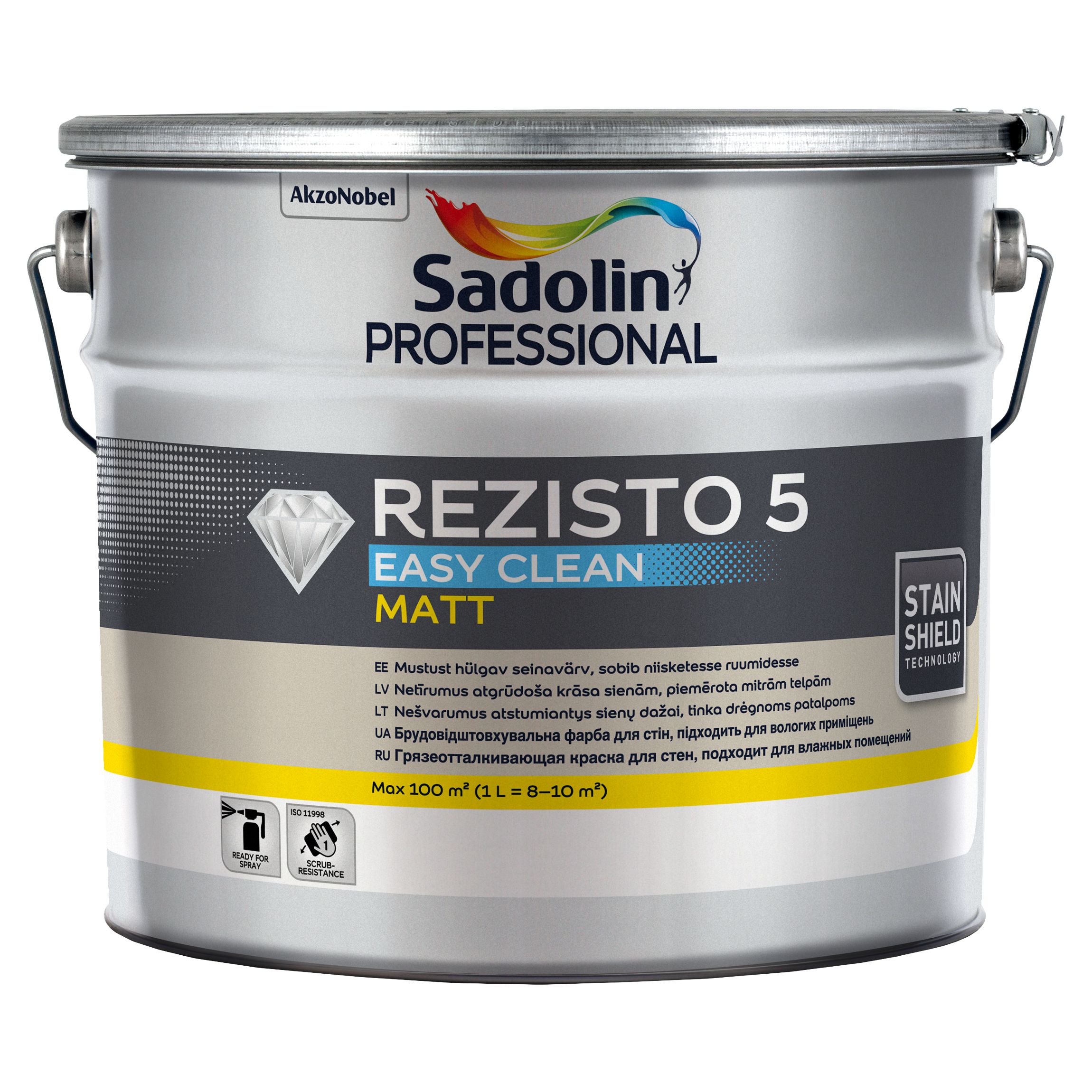 Dažai Sadolin Professional REZISTO 5, BW (balta), 10l