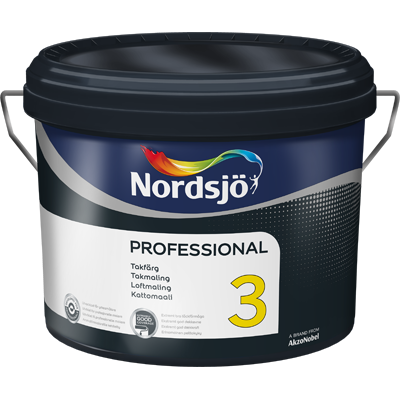 Dažai Sadolin Professional 3 svart, juodi, 10 l