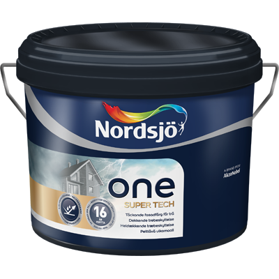 Dažai Nordsjo ONE SUPER TECH, BW bazė (balta), 2.5 l
