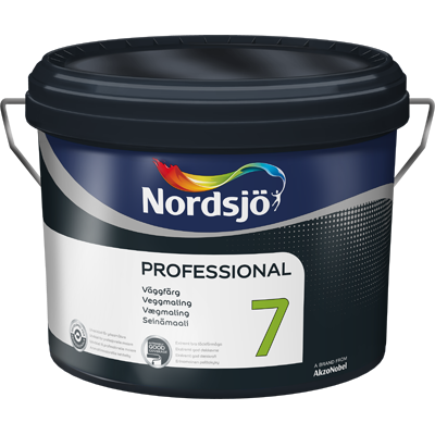 Dažai Sadolin Professional 7 svart, juodi, 10 l