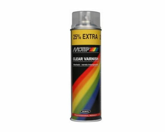 Skaidrus lakas CLEAR VARNISH blizgus 500ml, Motip