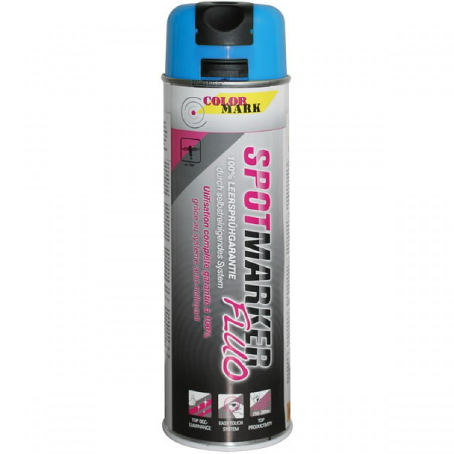 Žymėjimo dažai SPOTMARKER FLUO mėlyni 500ml, Motip