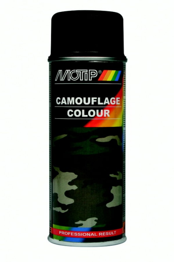 Purškiami dažai MOTIP Camouflage RAL 8027 brown 400ml, Motip