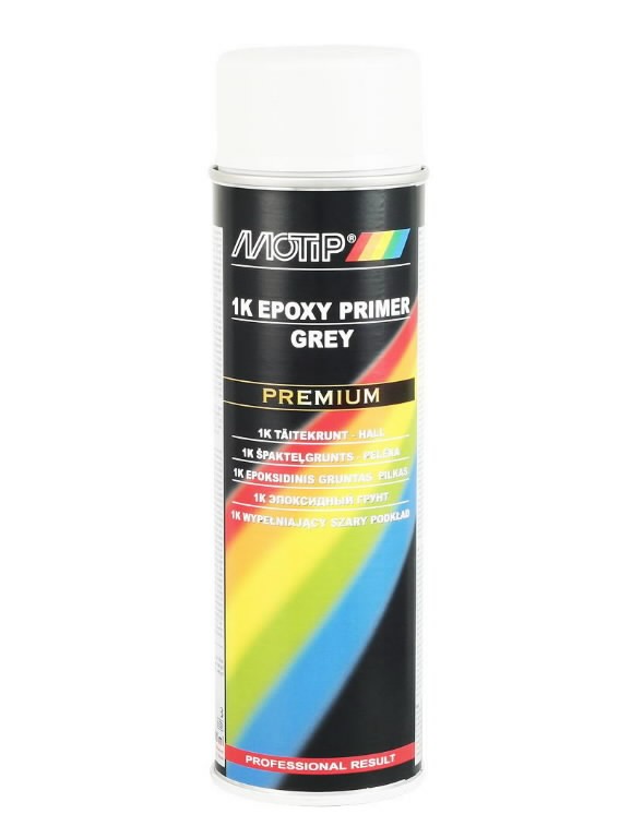 Gruntas MOTIP PREMIUM pilkas 500ml, Motip