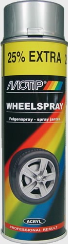 Ratlankių dažai WHEEL SPRAY sidarbriniai 500ml, Motip
