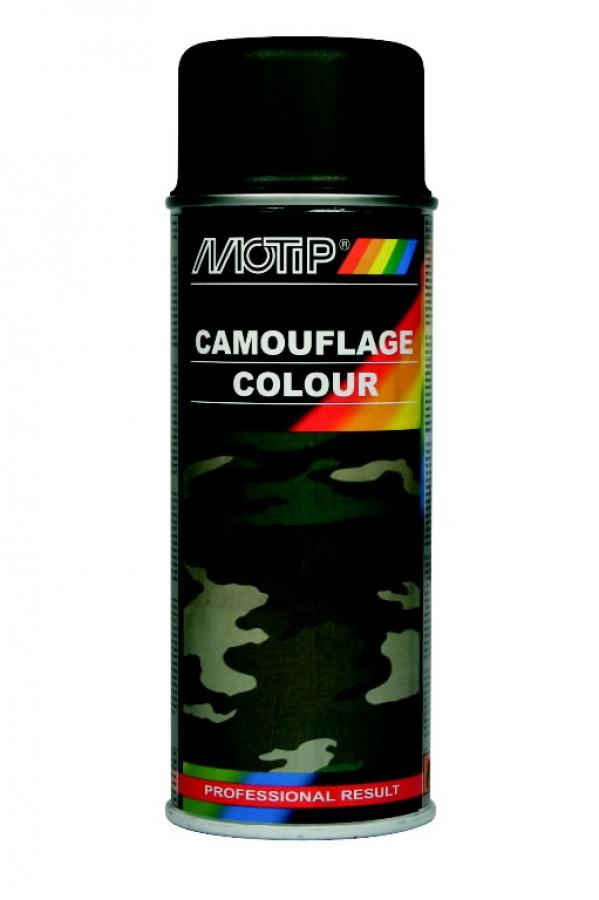 Purškiami dažai MOTIP Camouflage RAL 6031 green 400ml, Motip