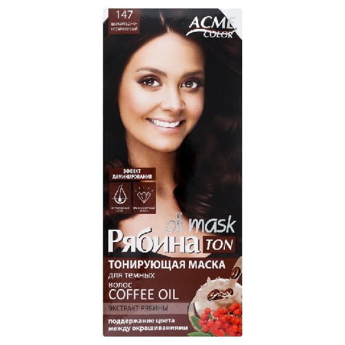 Atspalvį suteikianti plaukų kaukė ACME COLOR REBINA TON OIL MASK Nr. 147, 30 ml