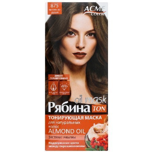 Atspalvį suteikianti plaukų kaukė ACME COLOR REBINA TON OIL MASK Nr. 875, 30 ml