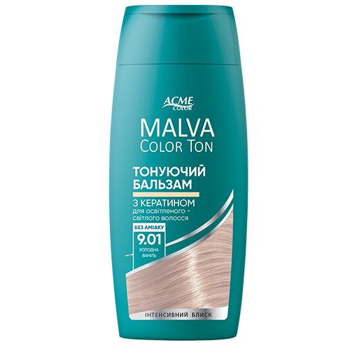 Dažomasis plaukų balzamas ACME MALVA COLOR TON, Nr. 9.01, 180 ml