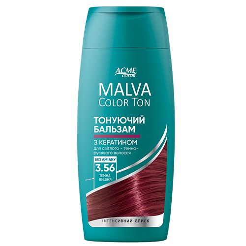 Dažomasis plaukų balzamas ACME MALVA COLOR TON, Nr. 3.56, 180 ml