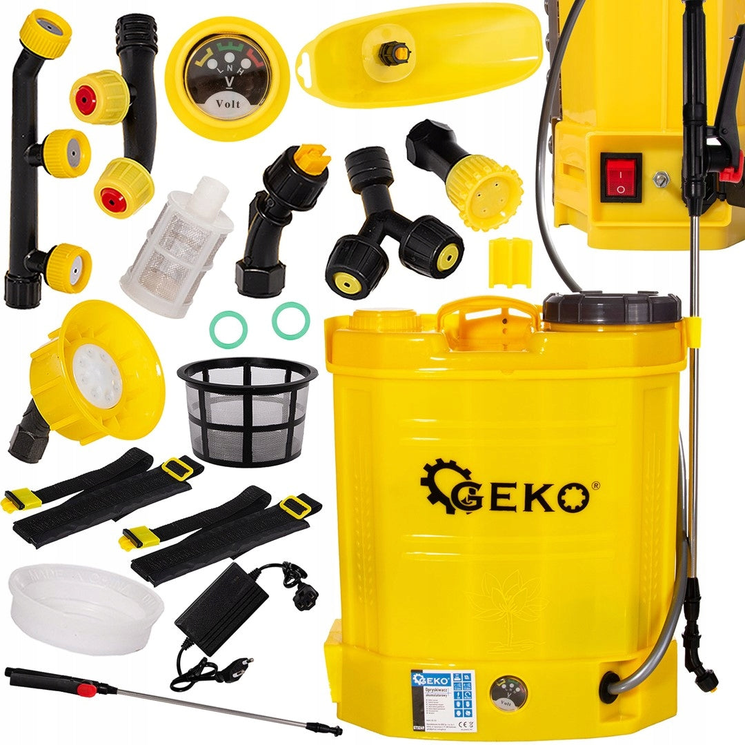 Belaidis elektrinis 12L purkštuvas GEKO G73249