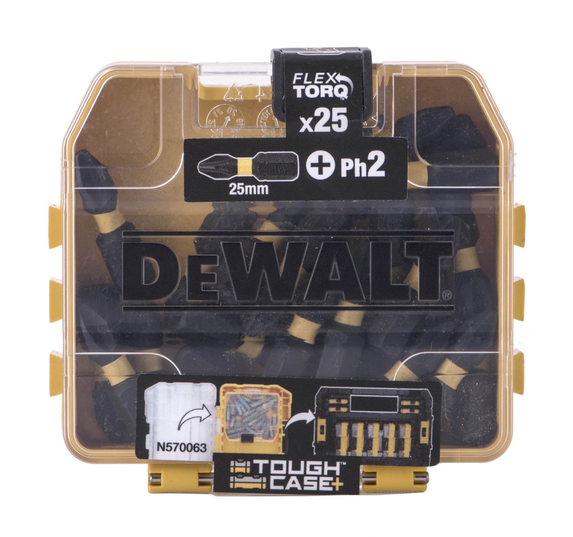 Antgalių rinkinys Dewalt DT70555T-QZ-Juego 25mm