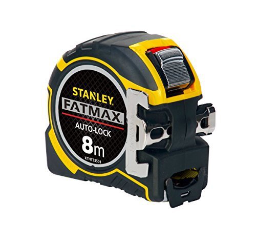 Stanley tape measure FatMax PRO Autolock, 8 meters (black / yellow, 32mm)