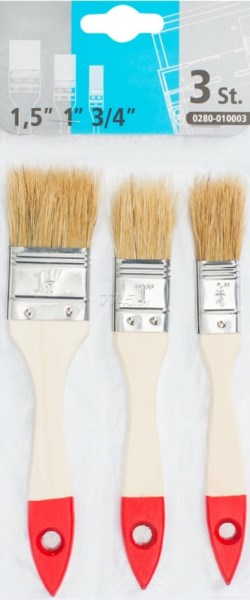 Rinkinys teptukų 3 vnt 1,5",1"3/4"