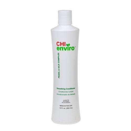 Glotninamasis kondicionierius su šilko ir perlų kompleksais CHI Enviro Smoothing Conditioner 355ml