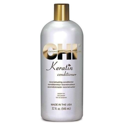 Atkuriamasis pažeistų plaukų kondiocionierius CHI Keratin Conditioner 946 ml