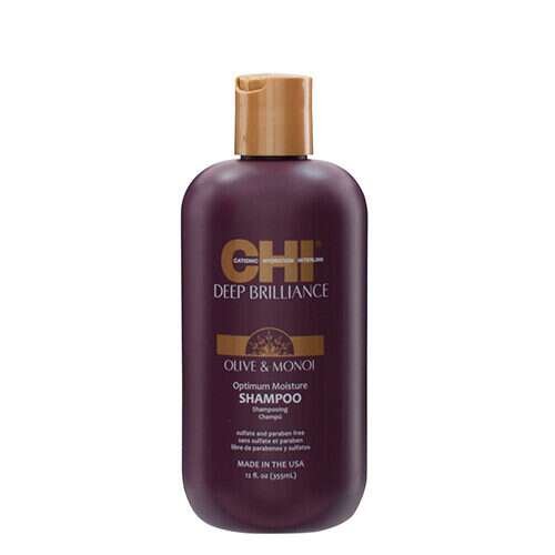 Drėkinamasis šampūnas Chi Deep Brilliance Olive &amp; Monoi Shampoo 355ml