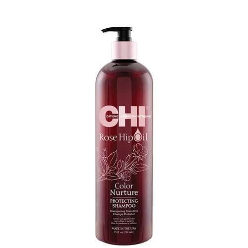 Šampūnas su erškėtrožių aliejumi CHI Rose Hip Oil Shampoo 739ml