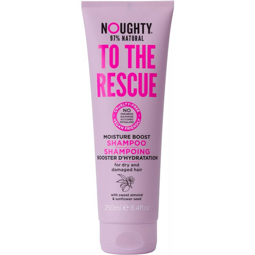 Noughty To The Rescue Moisture Boost Shampoo Drėkinamasis šampūnas pažeistiems plaukams, 250ml