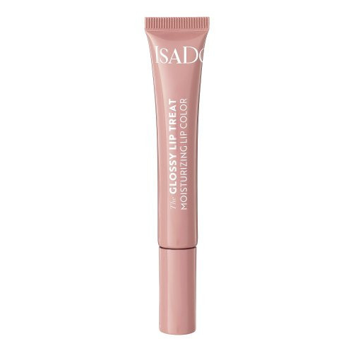 Isadora Glossy Lip Treat Drėkinamasis ir maitinamasis lūpų blizgis, 55 Silky Pink