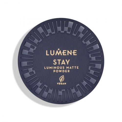 Lumene Stay Luminous Matte Powder Kompaktinė pudra, 0 Translucent