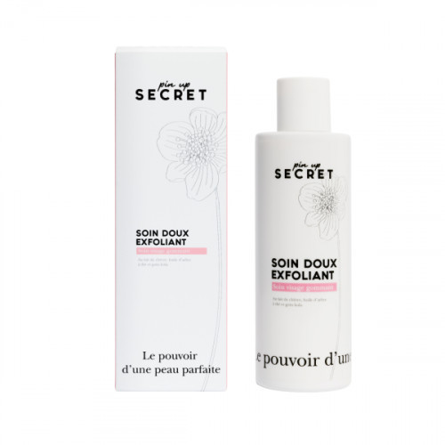 Pin Up Secret Nourishing Peeling Milk Šveičiamasis veido pienelis su ožkų pienu, 200ml