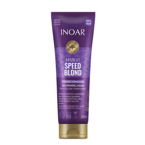 Inoar Absolut Speed Blond Conditioner Kondicionierius šviesiems plaukams, 240ml