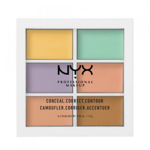 NYX Professional Makeup Conceal, Correct, Contour Palette Koreguojamoji paletė, Concealer