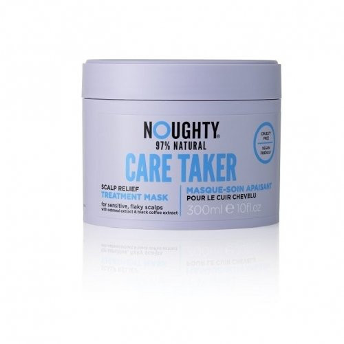 Noughty Care Taker Scalp Relief Treatment Mask Raminamoji galvos odos kaukė su avižų ir juodosios kavos ekstraktais, 300ml