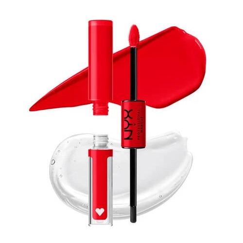 NYX Professional Makeup Shine Loud Lip Shine Blizgūs lūpų dažai, Rebel in Red