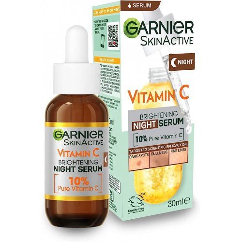 Garnier Skin Naturals Vitamin C Naktinis serumas skaistinamojo poveikio, 30ml