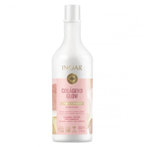 Inoar Colágeno Glow Conditioner Kondicionierius su kolagenu, 800ml