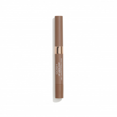 GOSH Copenhagen Lip Line'n Coat Dviejų galų lūpų apvadas, Caramel Toffee