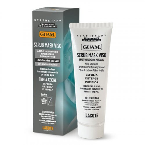 Guam Seatherapy Face Scrub Veido kaukė ir šveitiklis 3in1, 75ml