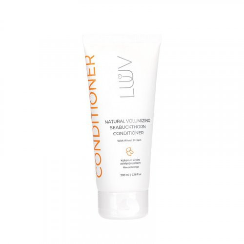 Luuv Natural Volumizing Seabuckthorn Conditioner Natūralus apimties suteikiantis plaukų kondicionierius su šaltalankiais, 200ml