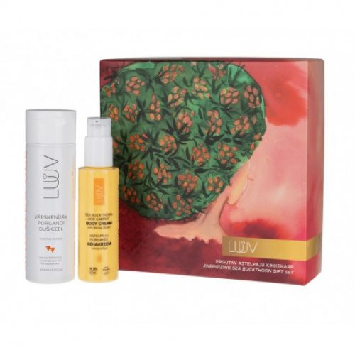 Luuv Energizing Sea Buckthorn Gift Set Energizuojantis kūno priežiūros rinkinys, Rinkinys