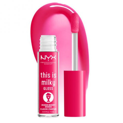 NYX Professional Makeup This Is Milky Gloss Lūpų blizgesys, Mixed Berry Shake