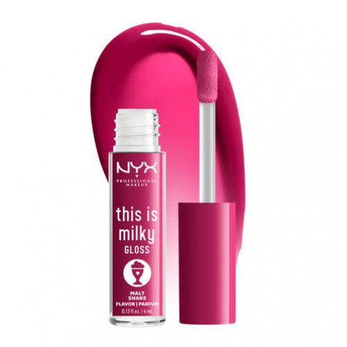 NYX Professional Makeup This Is Milky Gloss Lūpų blizgesys, Malt Shake