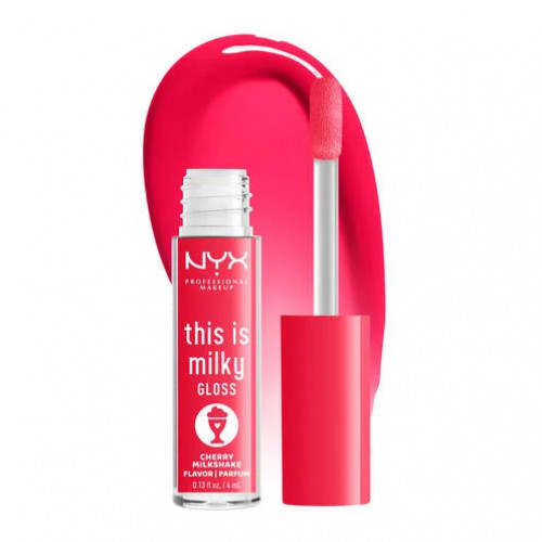 NYX Professional Makeup This Is Milky Gloss Lūpų blizgesys, Cherry Milkshake