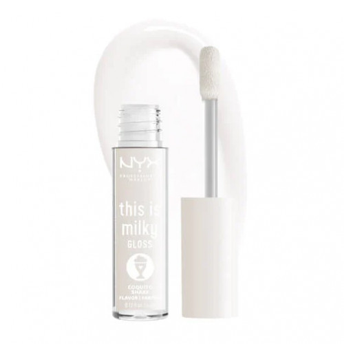 NYX Professional Makeup This Is Milky Gloss Lūpų blizgesys, Coquito Shake