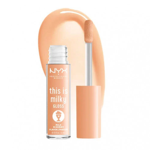 NYX Professional Makeup This Is Milky Gloss Lūpų blizgesys, Milk n Hunny