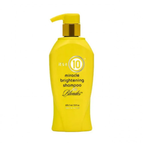 It's a 10 Haircare Miracle Brightening Blonde Shampoo Spindesio suteikiantis šampūnas, 295ml